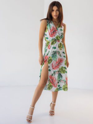 Літня сукня в тропічний принт 3410