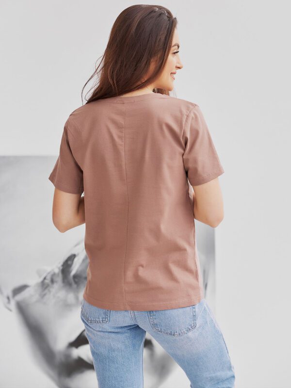 Жіноча футболка з об’ємним принтом 3661